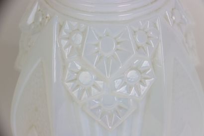 MULLERS FRERES à Lunéville. 
Paire de vase...