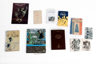 Set of books on Émile GALLE:

-Émile gallé...