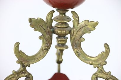 Tulip-tree vase in cut glass resting on a...