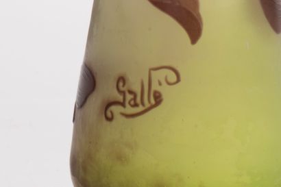Établissement Émile GALLÉ (1904-1936).
Vase...