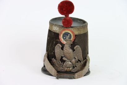 Shako d'officier de la garde Nationale.
Fut...