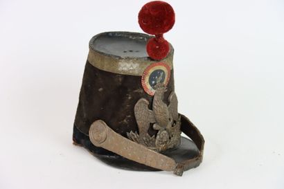 Shako d'officier de la garde Nationale.
Fut...