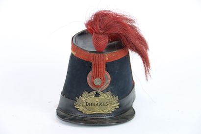 Shako troupe des douanes modèle 1848-52.
Fut...