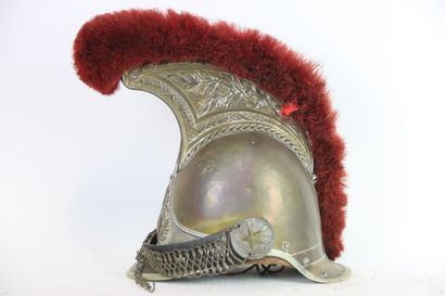 Casque de carabinier modèle 1854.
Bombe en...