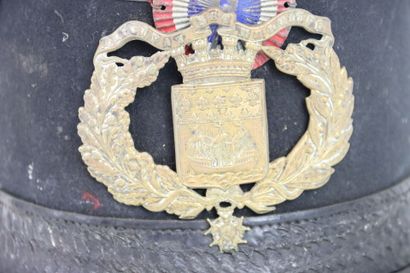 Shako de garde républicain modèle 1907.
Fut...