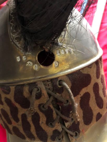 Casque d'officier de dragon modèle 1848....