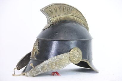 Casque de pompier époque Louis-Philippe....