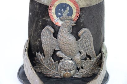 Shako d'officier de la garde Nationale.
Fut...