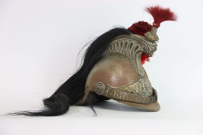 vettes de cuir. 
Casque de troupe de la Garde...