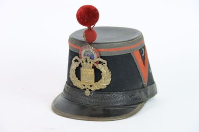 Shako de garde républicain modèle 1907.
Fut...