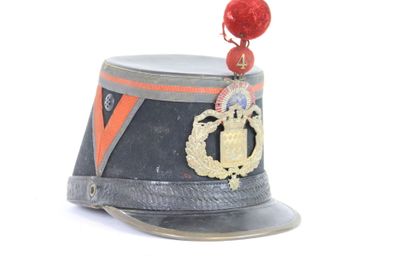 Shako de garde républicain modèle 1907.
Fut...