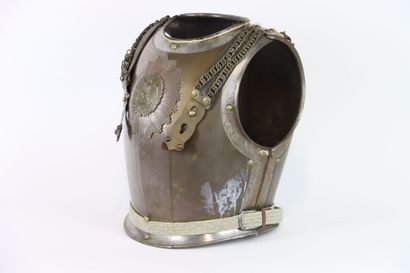 Cuirasse de troupe de carabinier.
Plastron...