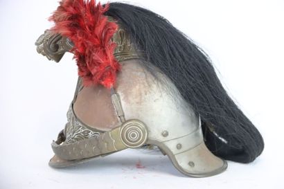 Casque de troupe de dragon modèle 1874. 
Bombe...