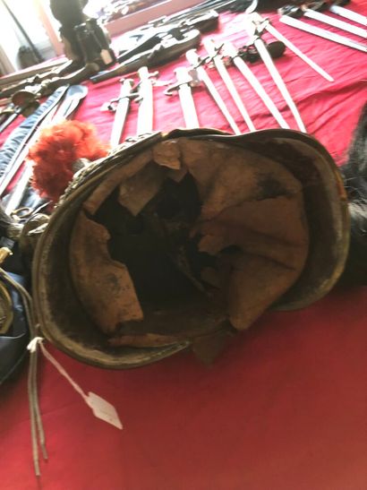 Casque d'officier de dragon modèle 1848....