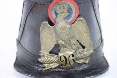 Shako de troupe d'infanterie 1860. 
Fut et...