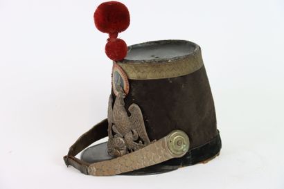 Shako d'officier de la garde Nationale.
Fut...