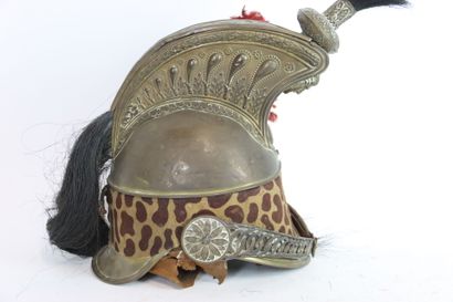 Casque d'officier de dragon modèle 1848....