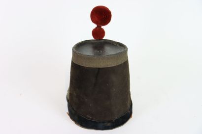 Shako d'officier de la garde Nationale.
Fut...