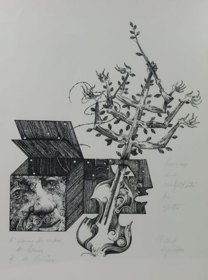 Roland GRÜNBERG (1933-2021) Atelier de. 
L'Homme...