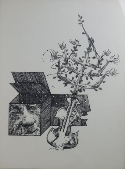 Roland GRÜNBERG (1933-2021) Atelier de.
L'Homme...