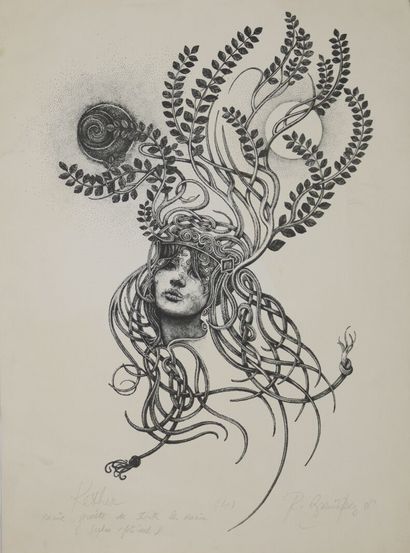 Roland GRÜNBERG (1933-2021) Atelier de. 

