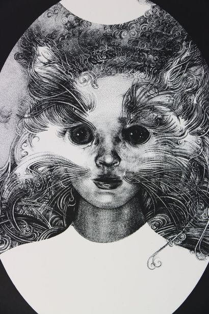 Roland GRÜNBERG (1933-2021) Atelier de. 
Femme...