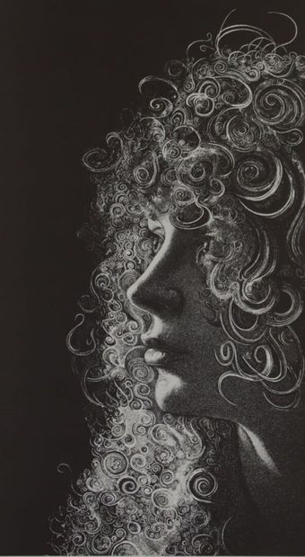 Roland GRÜNBERG (1933-2021) Atelier de. 
Femme...