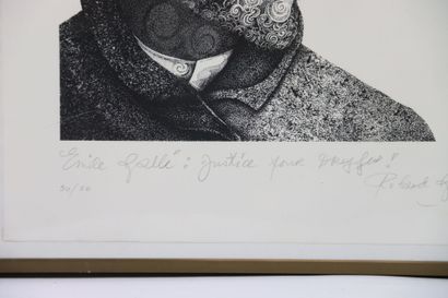 Roland GRÜNBERG (1933-2021) Atelier de. 
Émile...