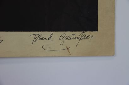 Roland GRÜNBERG (1933-2021) Atelier de. 
L'ode...