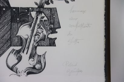 Roland GRÜNBERG (1933-2021) Atelier de. 
L'Homme...