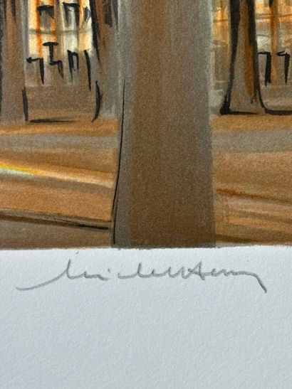 MICHEL-HENRY (1928-2016).
Le Parc Monceau...
