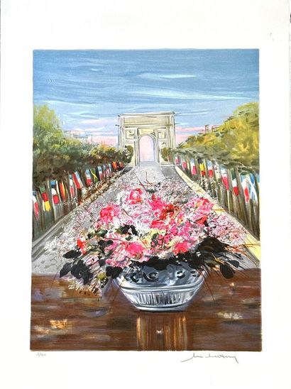 MICHEL-HENRY (1928-2016).
Les Champs-Elysées....