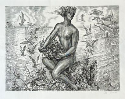 Albert DECARIS (1901-1988).
La femme et la...