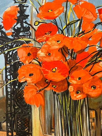 MICHEL-HENRY (1928-2016).
Le Parc Monceau...