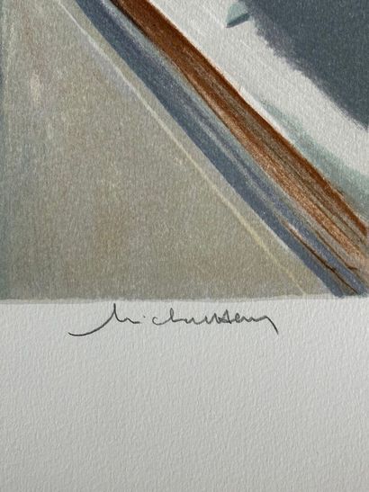 MICHEL-HENRY (1928-2016).
L'Ile Saint-Louis...