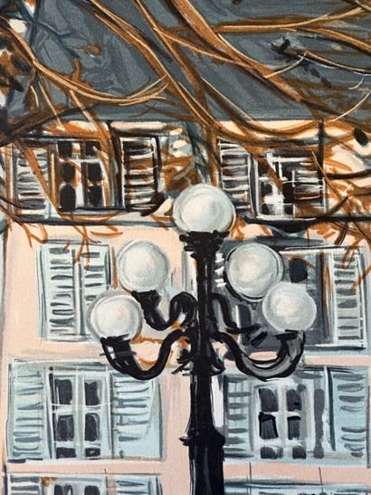 MICHEL-HENRY (1928-2016).
La Place du Furstenberg....