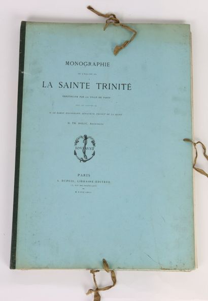 BALLU Théodore (1817-1885).
Paire de monographies...