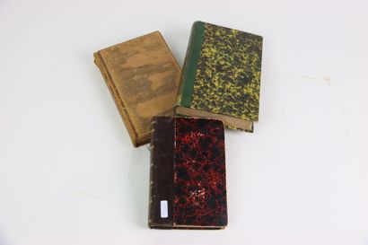 Réunion de trois livres, comprenant: 
- OEuvre...