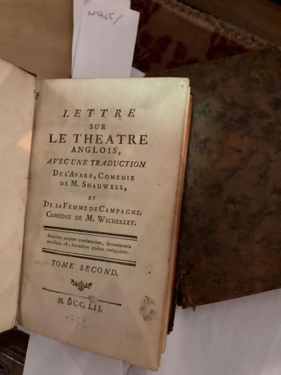 FRIQUET DU BOCAGE. Lettre sur le théâtre...
