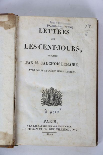 CAUCHOIS-LEMAIRE, ROUILLY (Guérard de) -...