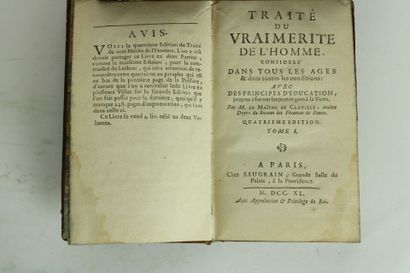 LE MAITRE DE CLAVILLE - Traité du vrai mérite...