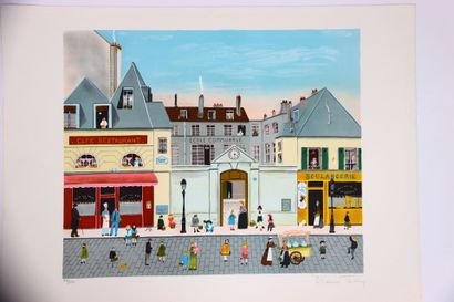 Éliane Thiollier (1926-1989),
Lithographie...