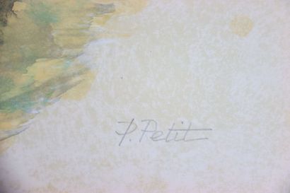 J. PETIT 
Lithographie originale signée
Dimensions...