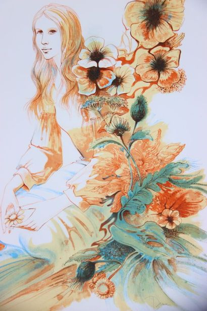 Paul DAUCE (XXe).
Lithographie originale...