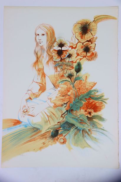 Paul DAUCE (XXe).
Lithographie originale...