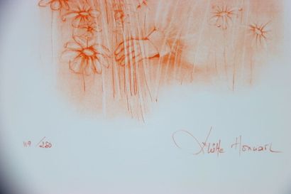 Juliette HONNART (XXe).
Deux lithographies...