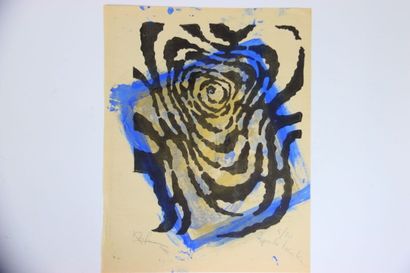 Jack Dufour, né en 1943.
Spirale lacustre....
