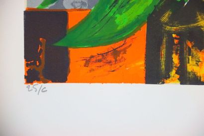 Michel de ALVIS (1936-2019).
Lithographie...