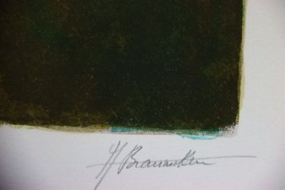 André BRAUNECKER (1926).
Portrait de jeune...