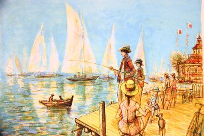 Jacques LALANDE (1921-2003).
Lithographie...
